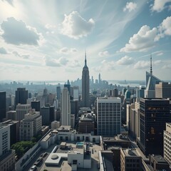 Fototapeta premium beautiful city scenery