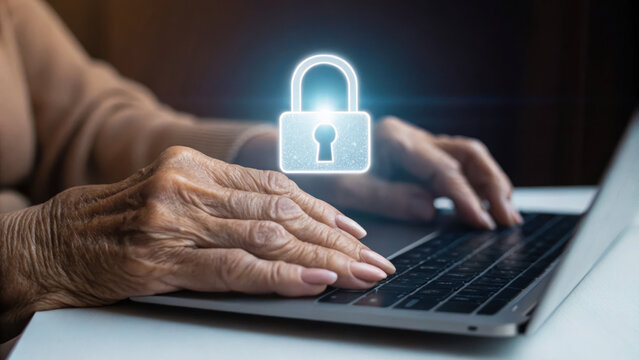 Senior individuals benefit from enhanced security measures while using technology to stay connected and informed