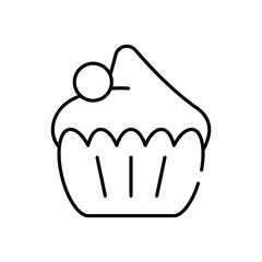 Bolos de copo vector icon stock illustration