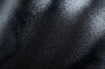 Gray black white abstract gradient trendy blurred metal grainy noise background. Modern smooth grungy grain texture for product design, pattern, poster, banner template