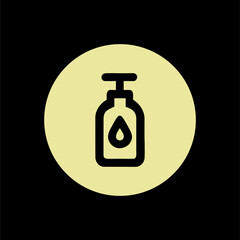 Hand Sanitizer Icon – Hygiene and Cleanliness Symbol