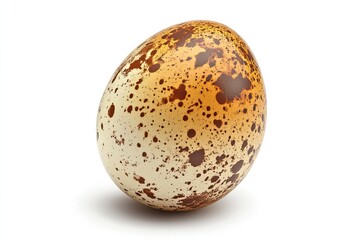 Quails egg, speckled, light brown and cream