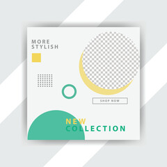 Modern, stylish new collection promotion
