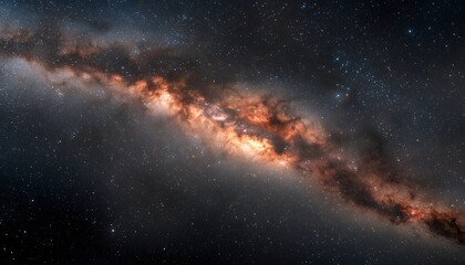 Fototapeta premium Galactic Core for Celestial Panorama, Night Sky.