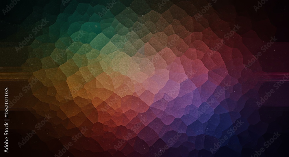Aufkleber a colorful abstract pattern with a dark background