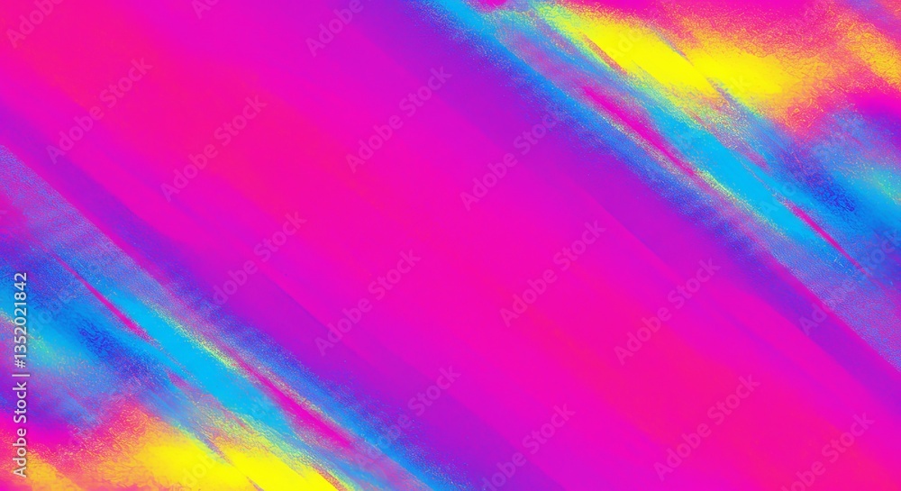 Poster a colorful background with a purple stripe