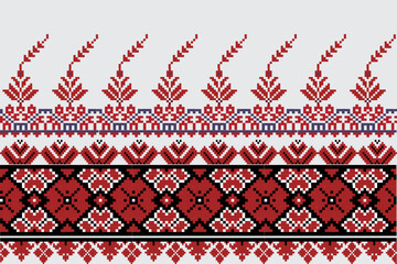 Navajo tribal vector seamless pattern. Native American ornament, Ethnic South Western d&eacute;cor style.  Boho geometric ornament. Vector seamless pattern. Mexican blanket rug. Woven carpet illustration. 