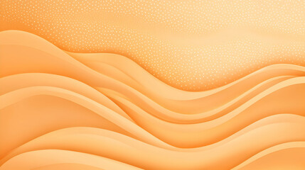 Obraz premium Abstract orange wave background design, perfect for presentations or website banners