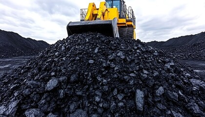 Coal Mining Excavator.