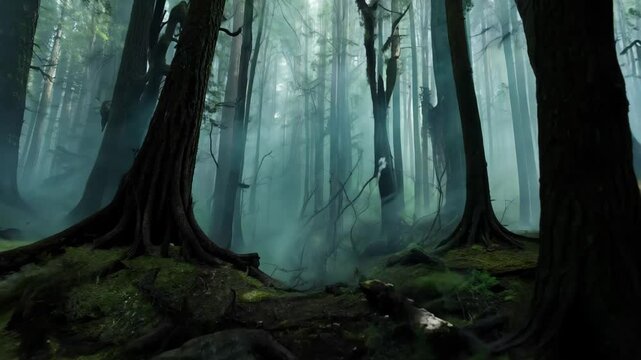 A Forbidding Forest Full of Ancient Secrets, Dark Magic, and Eerie Shadows