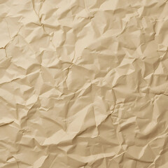 Wrinkled Kraft Paper Background