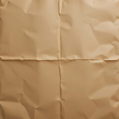 Crumpled Kraft Paper Texture