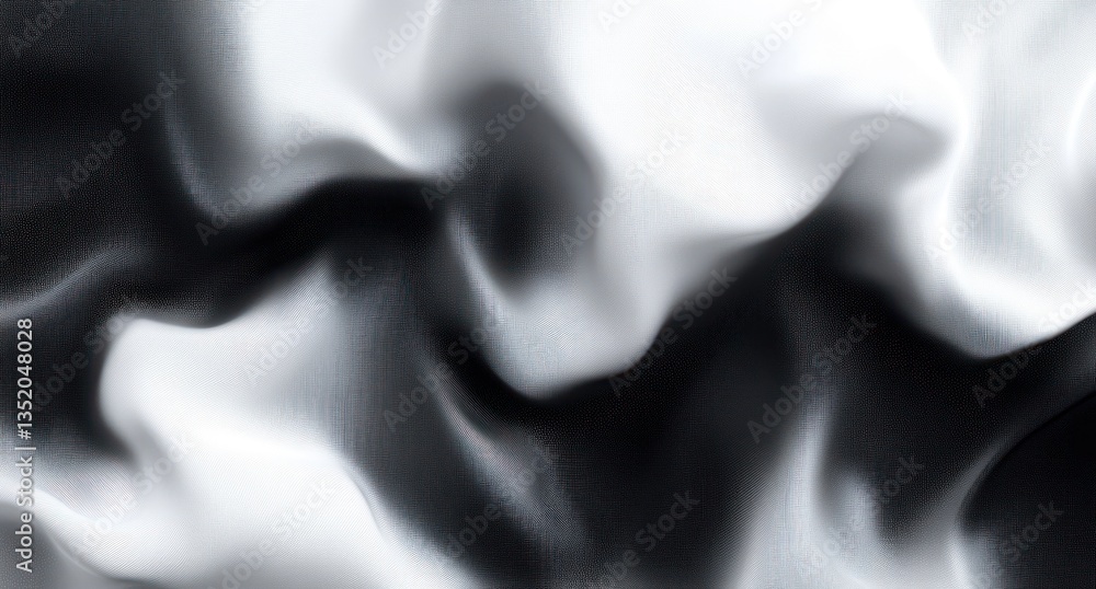 Poster monochrome abstract fluid art smooth gradient dynamic composition