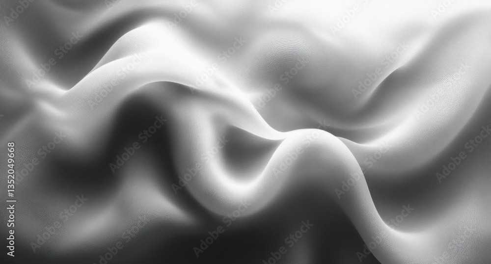 Poster abstract black and white swirling texture minimalistic design fog like lighting soft focus effect