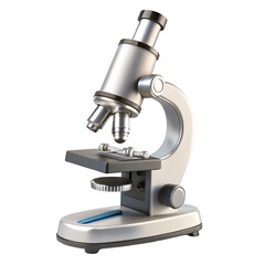 microscope isolated on white background