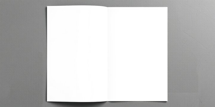 Elegant Leporello Mockup with Blank Right Side for Design