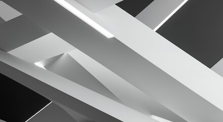 White Geometric Angles