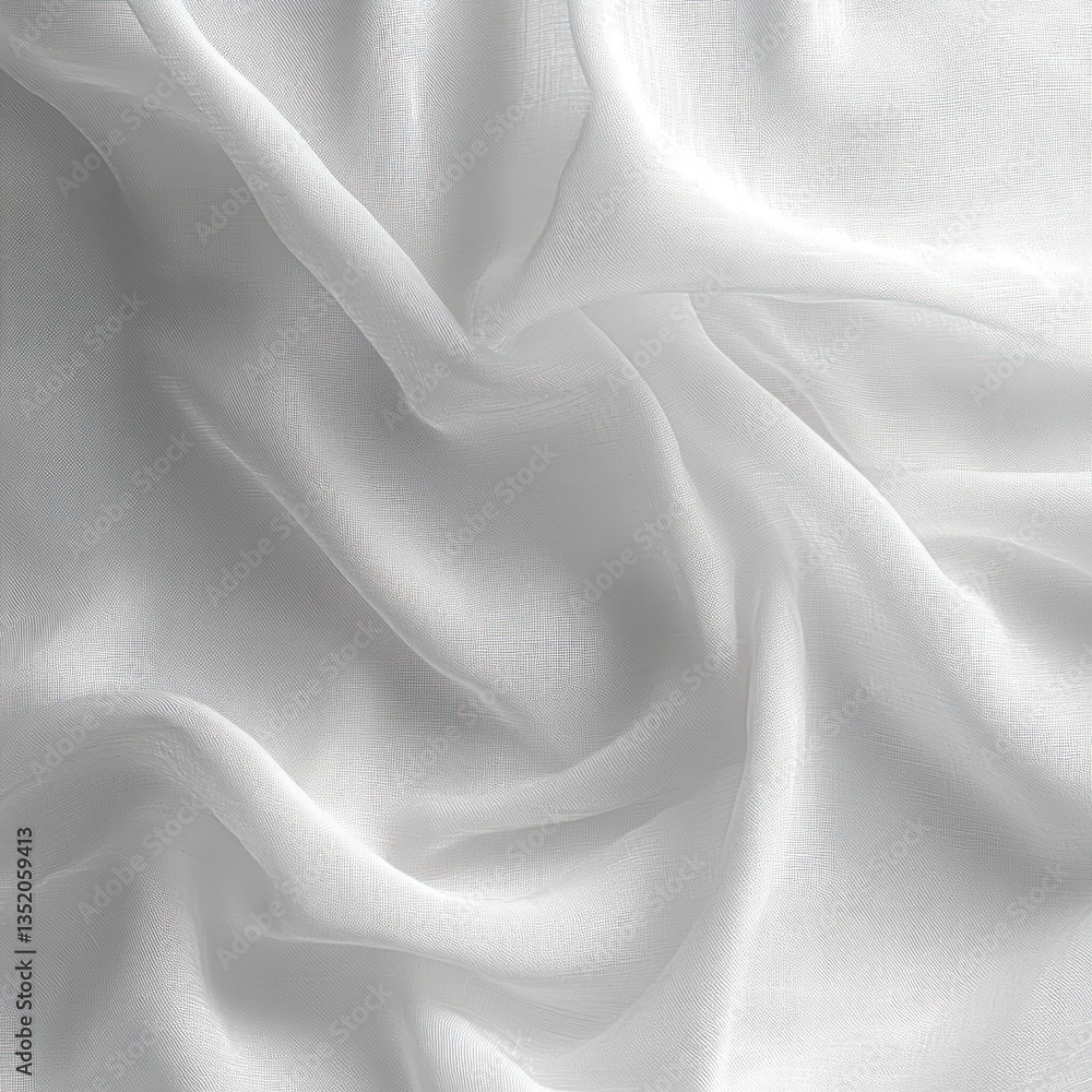 Poster soft light minimalist fabric texture background with clean shadows and smooth surface