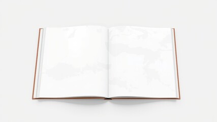 Fototapeta premium Hardcover Book Mockup - Blank Left Cover Design