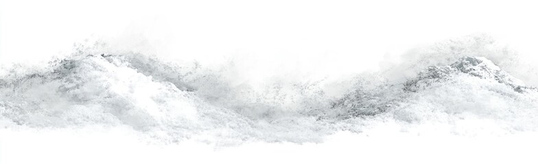 Abstract Misty Mountain Range