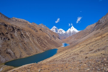 Tshophu Twin Lakes in Bhutan © KSWan