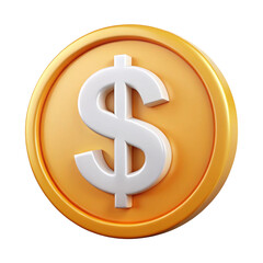 Obraz premium golden dollar symbol