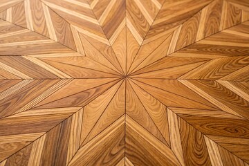 Craftsmanship showcased through detailed wood grain patterns on a smooth surface reflecting natural beauty and artistry in woodworking