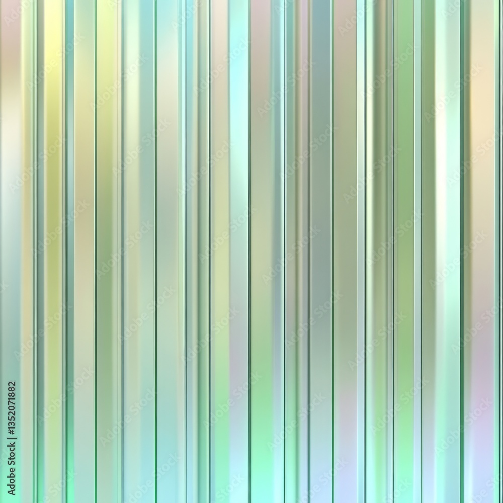 Aufkleber vertical striped pattern in green tones with subtle blended colors creating a serene atmosphere