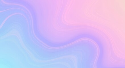 Dreamy Pastel Pink Blue Waves