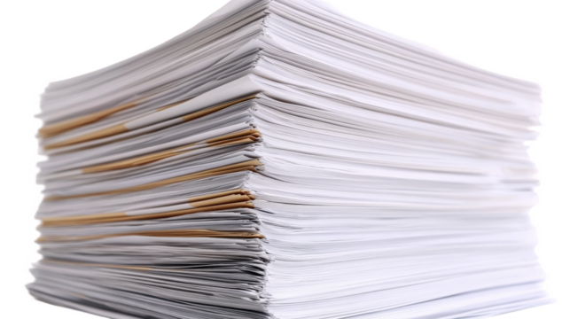 A Stack of White Papers