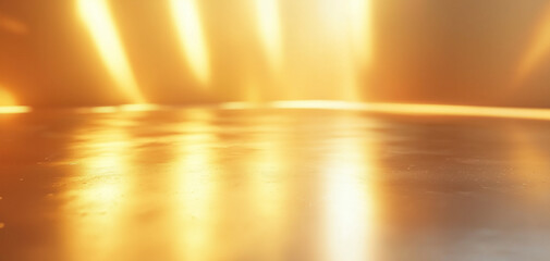 Golden Gradient Background with Soft Lighting and Warm Tones
