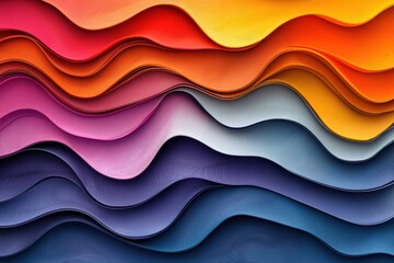 Obraz premium Colorful abstract vector art with layered textures and vibrant modern shapes