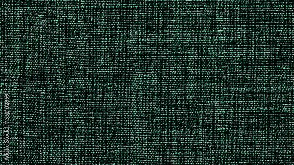 Poster textured teal fabric: a close-up shot of a textured teal fabric reveals a subtle woven pattern, offe