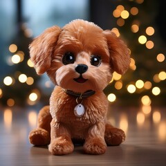 jouet chien en plastique mignon en ia