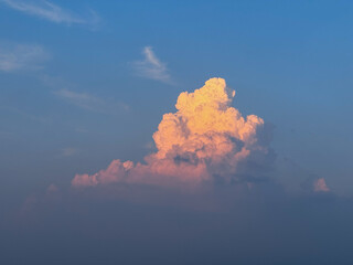 Dramatic Cumulus Clouds at Sunset