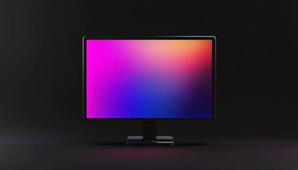 Photo-realistic depiction of a television screen displaying pixel shift distortion, illustrating a device with an error screen and highlighting technological glitches.