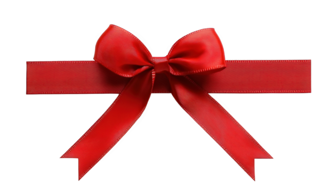 Red Gift Bow Decoration