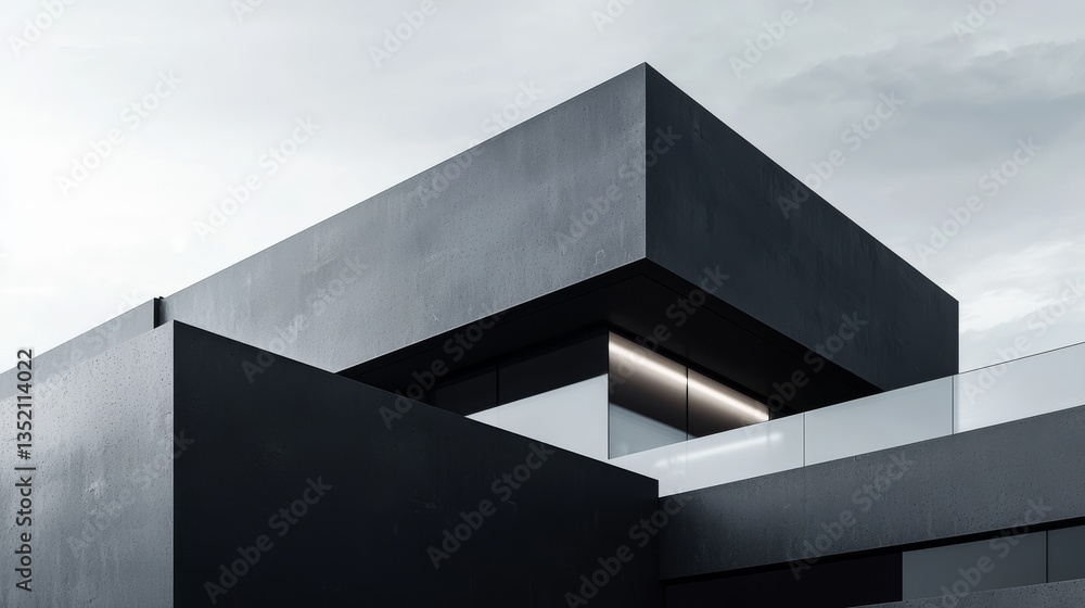 Aufkleber modern architectural design with sharp lines.