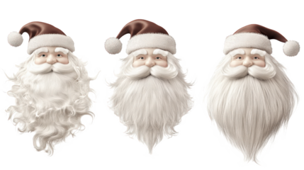 Three Versions of Santa Claus