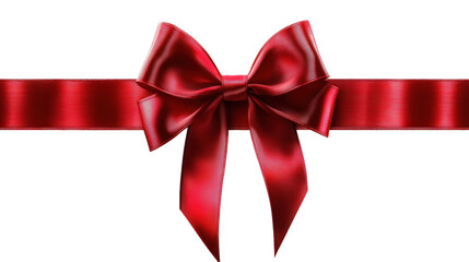 red ribbon bow