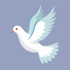white dove flying
