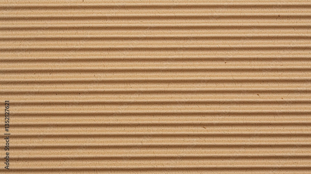 Poster textured cardboard backdrop: a macro shot of corrugated cardboard, displaying a repeating pattern, e