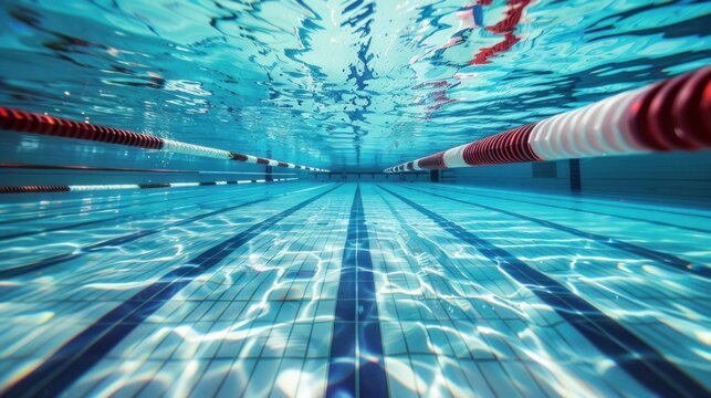 editorial promotional shot for swimming