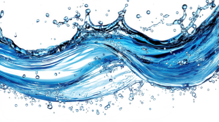 Dynamic Water Splashing Flow