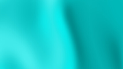 Abstract Turquoise Gradient With Smooth Transition Blurring Texture Vivid Blue Green Aesthetic