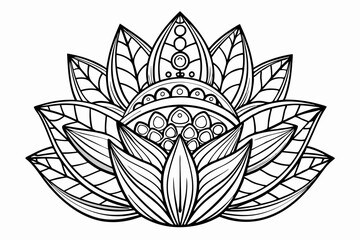 coloring page line art the black vector