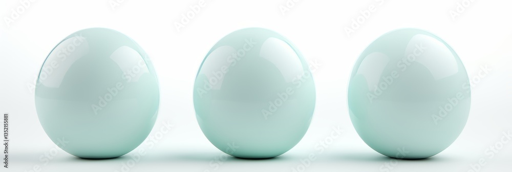 Poster minimalistic design with isolated elements on a clean white background for versatile use