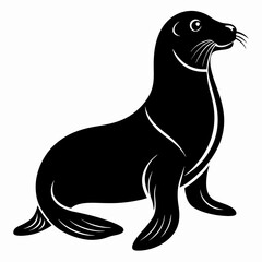 Classic Black Sea Lion Shape