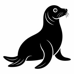 Classic Black Sea Lion Shape
