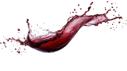 Red Wine Splashing in the Air